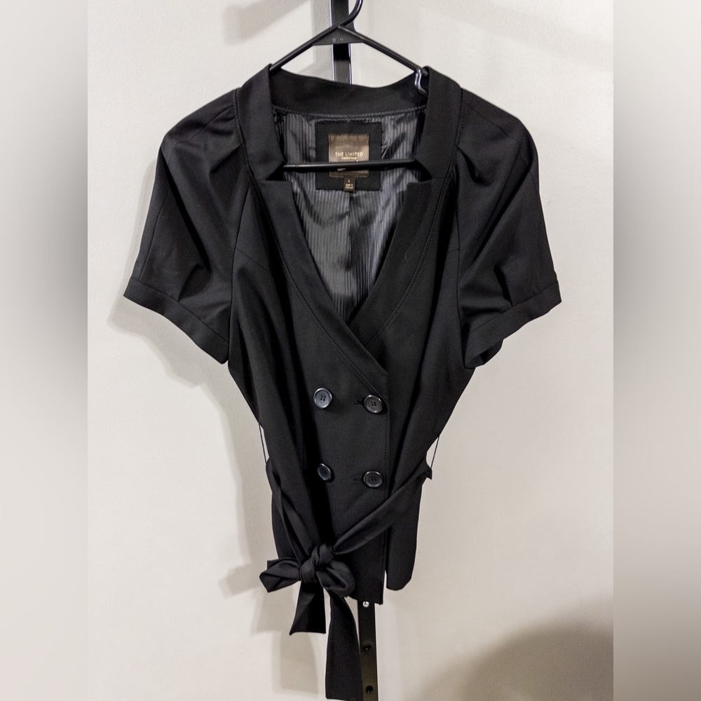 The Limited Short Sleeved, Lined, Belted Blazer